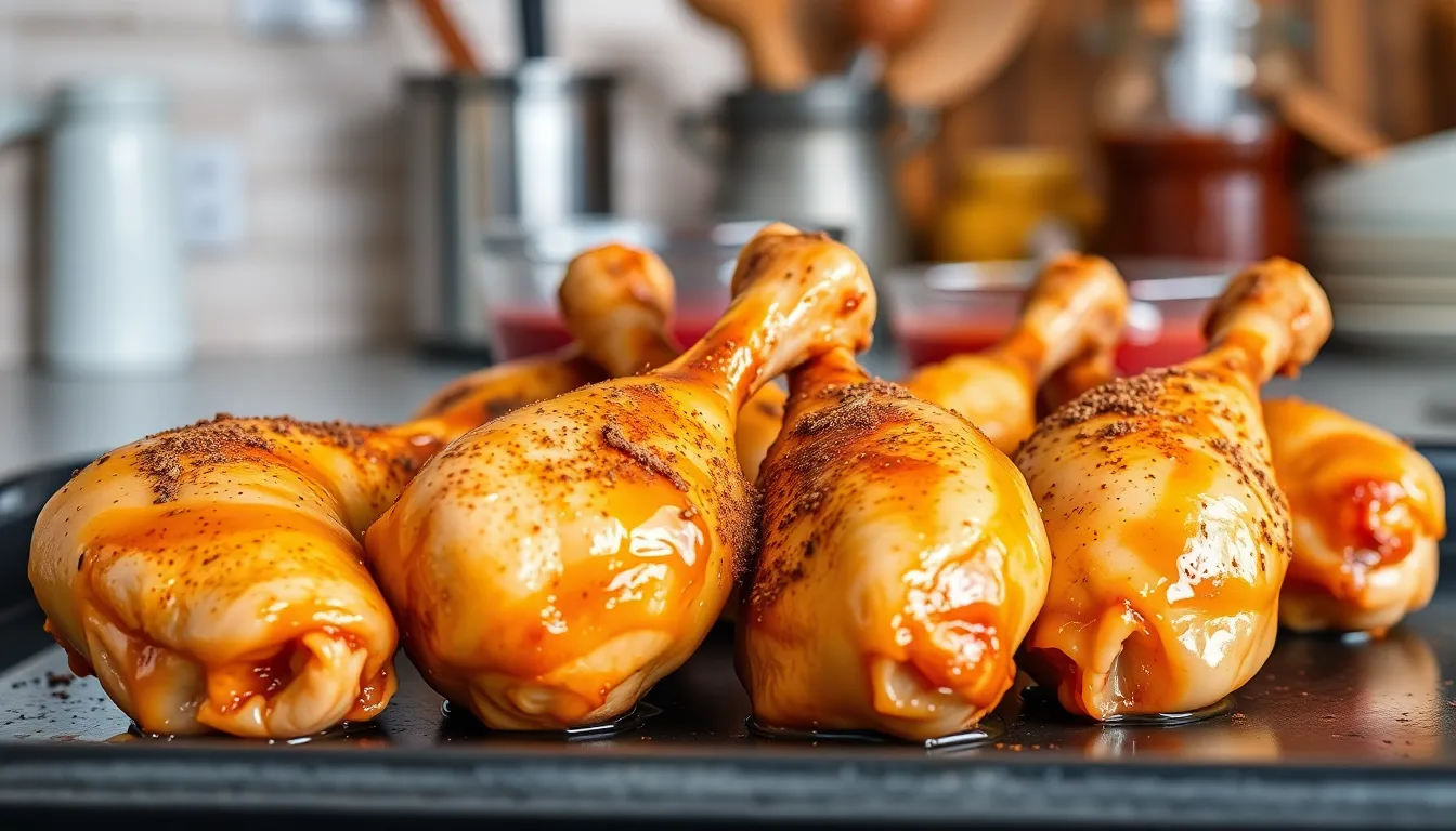 Easy Oven BBQ Drumsticks Recipe - Juicy & Crispy in 45 Minutes 4 Easy Oven BBQ Drumsticks Recipe - Juicy & Crispy in 45 Minutes 3
