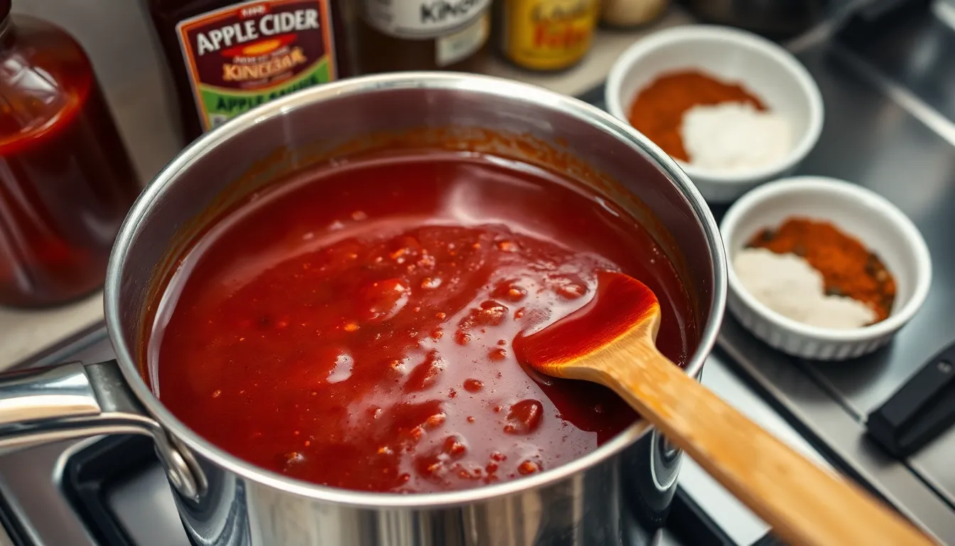 Best Homemade BBQ Sauce for Ribs Recipe (Sweet, Tangy & Smoky!) 4 Best Homemade BBQ Sauce for Ribs Recipe (Sweet, Tangy & Smoky!) 3
