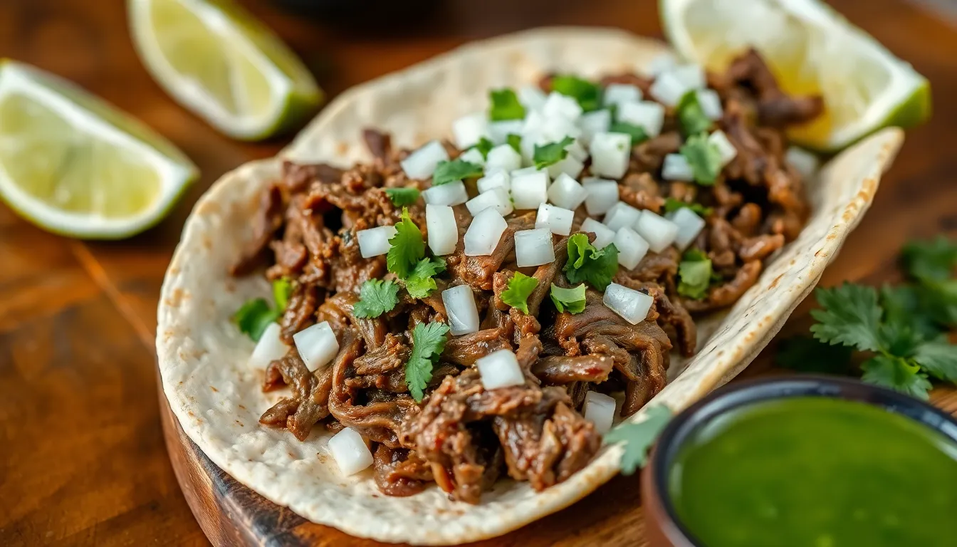 Easy Crockpot Beef Street Tacos Recipe - Tender, Authentic Mexican Flavor 4 Easy Crockpot Beef Street Tacos Recipe - Tender, Authentic Mexican Flavor 3