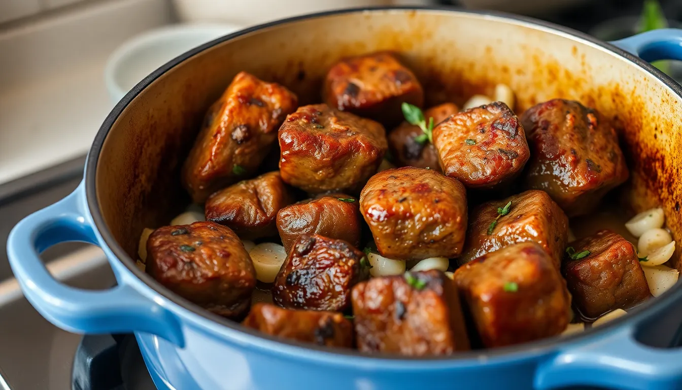 Easy Beef Tips and Rice Recipe: Tender, Flavorful One-Pot Comfort Food 4 Easy Beef Tips and Rice Recipe: Tender, Flavorful One-Pot Comfort Food 3