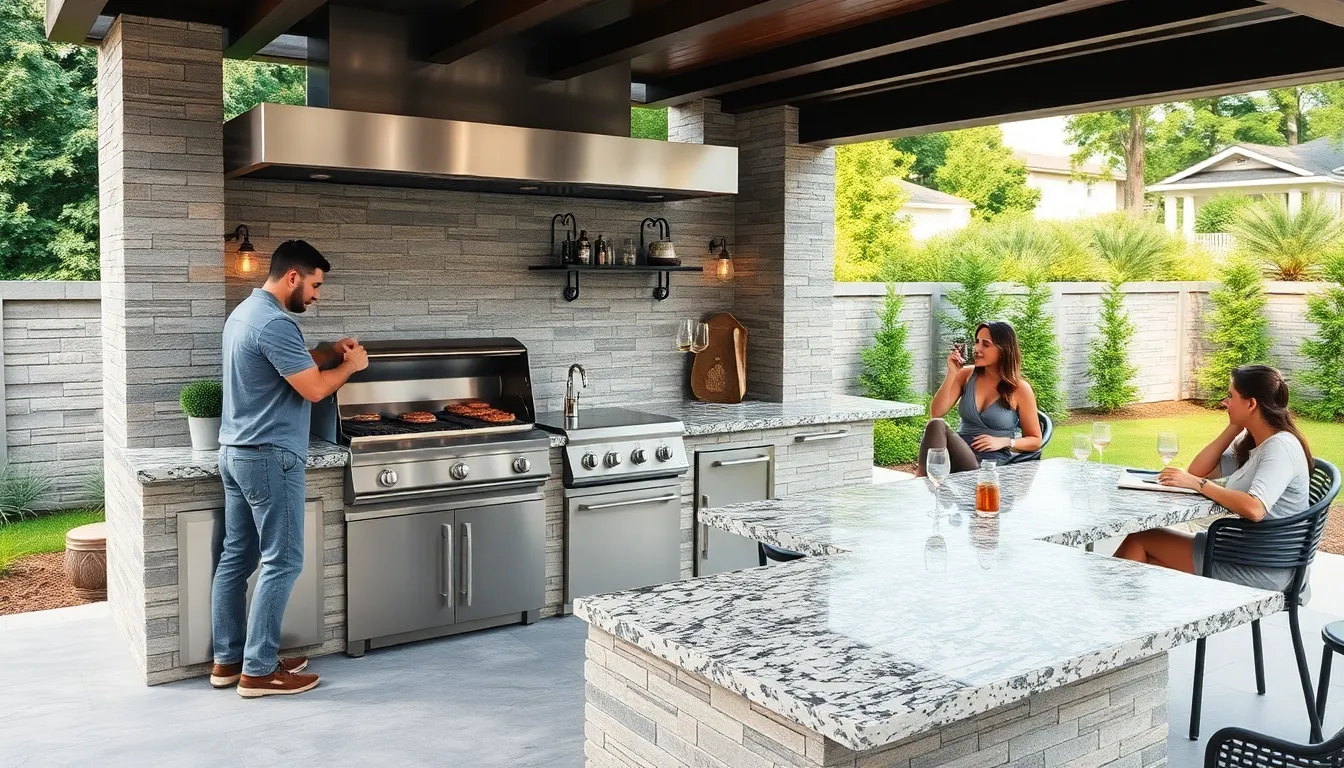 30 Built In BBQ Ideas: Transform Your Outdoor Barbeque Grill Area Into Paradise 4 30 Built In BBQ Ideas: Transform Your Outdoor Barbeque Grill Area Into Paradise 3