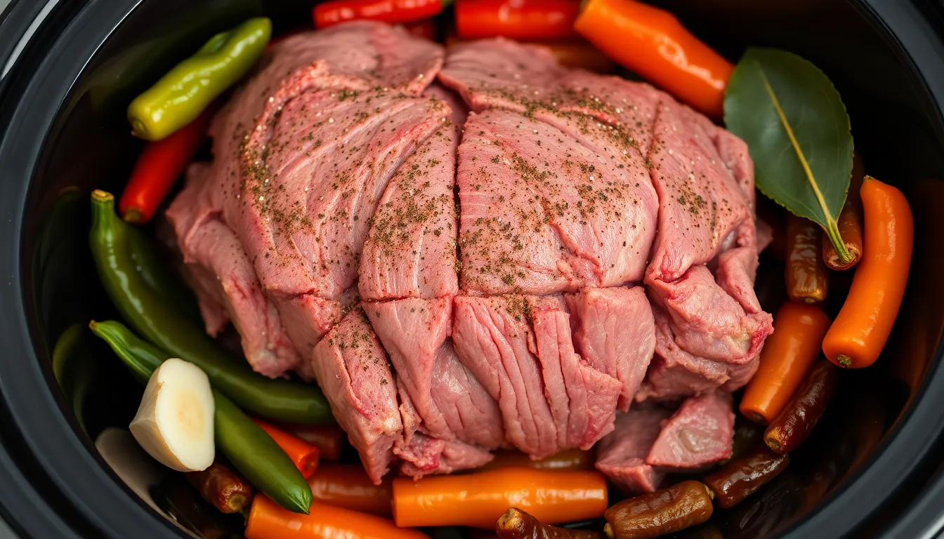 Easy Italian Beef Crockpot Recipe: Chicago-Style Sandwiches Made Simple 3