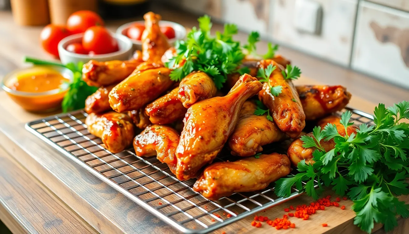 Korean BBQ Wings Recipe: Crispy, Sticky & Better Than Takeout (Easy Method!) 4 Korean BBQ Wings Recipe: Crispy, Sticky & Better Than Takeout (Easy Method!) 3