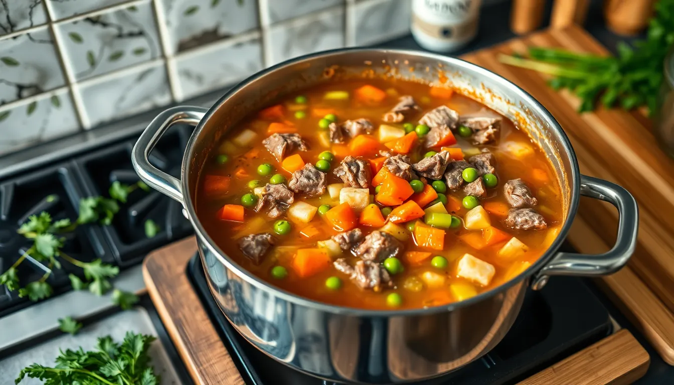 Easy Vegetable Beef Soup Recipe - Hearty Homemade Comfort Food in 2 Hours 3