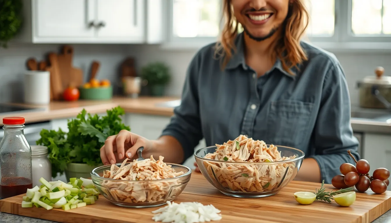 The Best Smoked Chicken Salad Recipe - Easy Smoky Flavor in 30 Minutes 4 The Best Smoked Chicken Salad Recipe - Easy Smoky Flavor in 30 Minutes 3