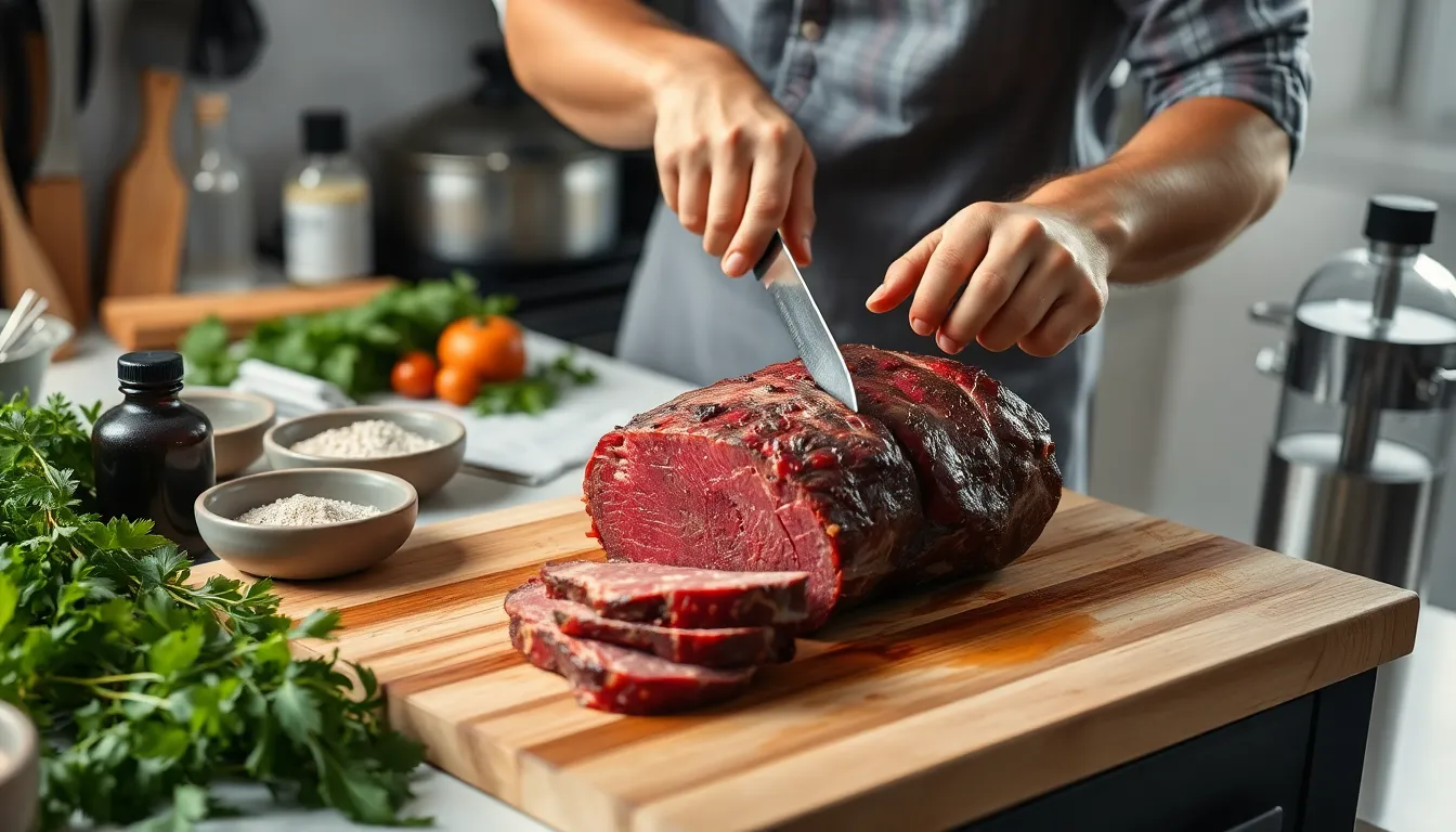 Perfect Sous Vide Roast Beef Recipe: Restaurant-Quality Results Every Time 4 Perfect Sous Vide Roast Beef Recipe: Restaurant-Quality Results Every Time 3