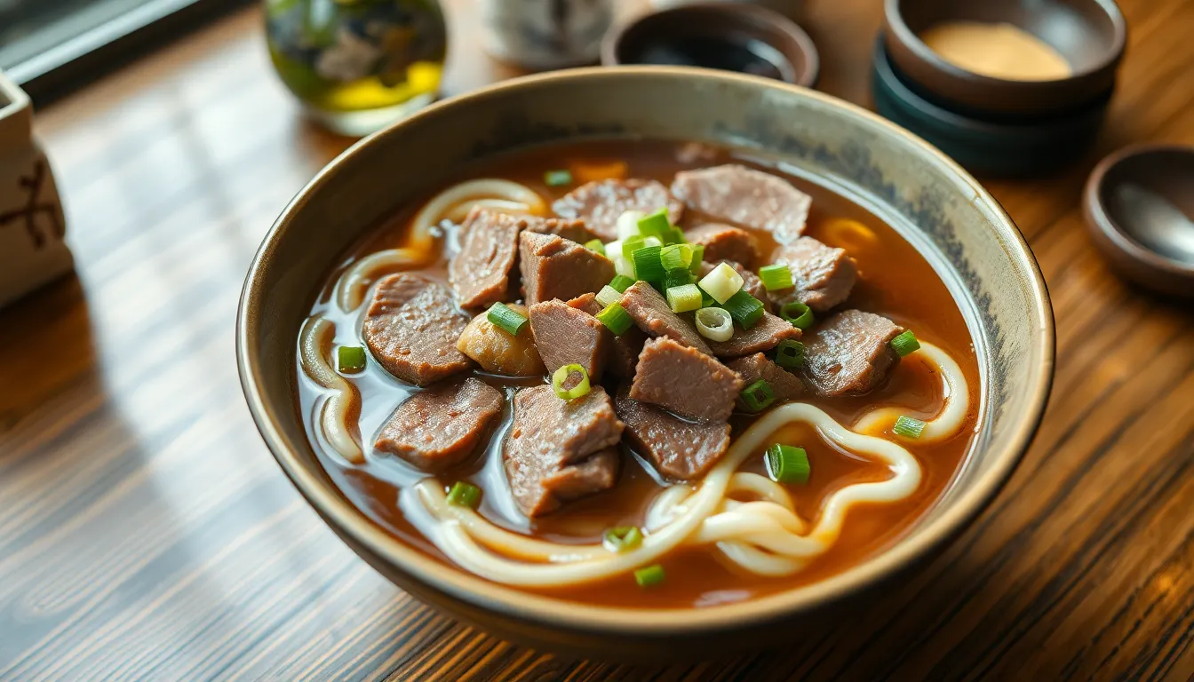 Easy Beef Udon Noodle Recipe: 30-Minute Japanese Comfort Food at Home 4 Easy Beef Udon Noodle Recipe: 30-Minute Japanese Comfort Food at Home 3