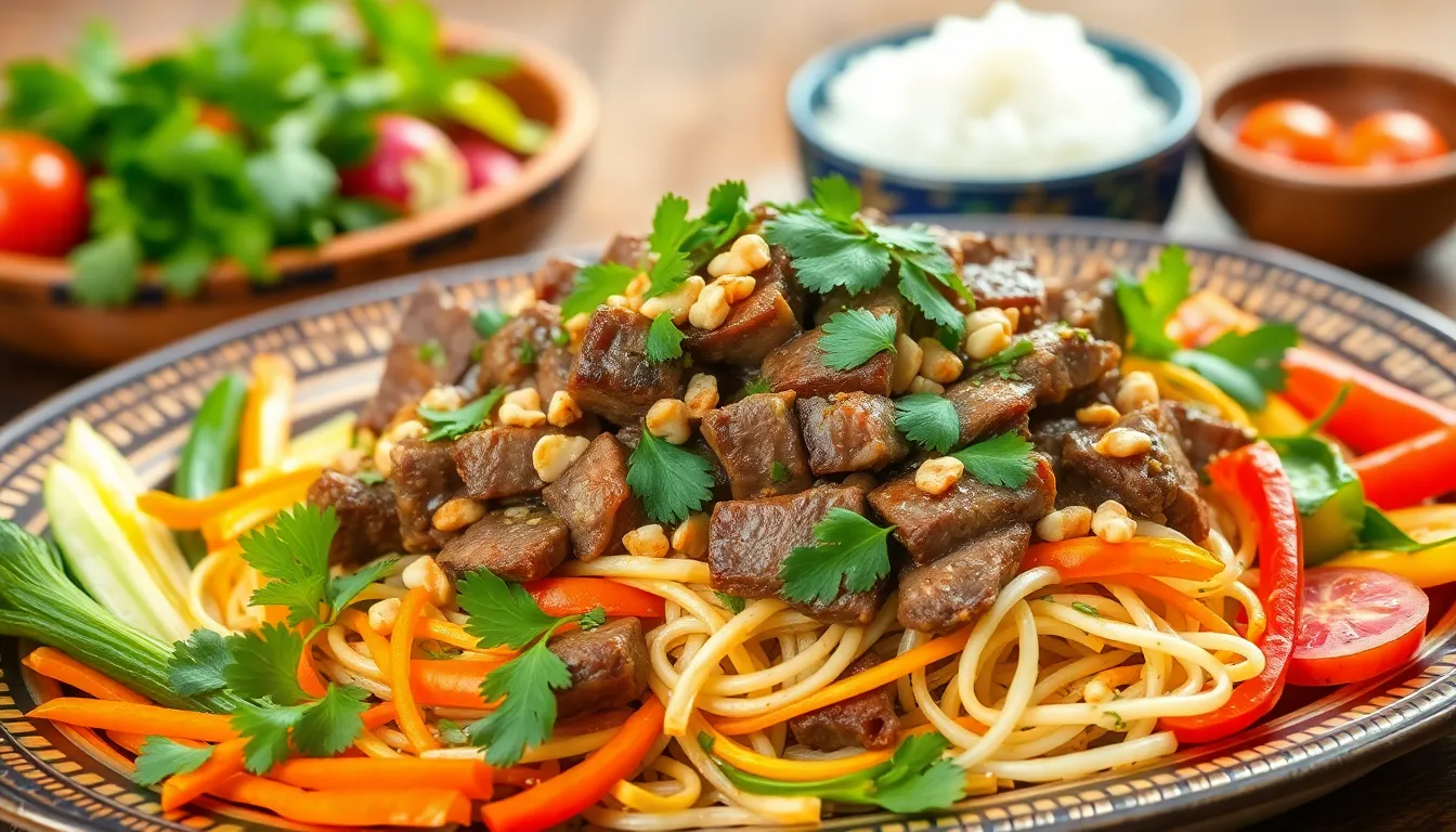 Authentic Thai Beef Salad Recipe (Yam Neua) - Easy 20-Minute Restaurant-Style Dish 6 Authentic Thai Beef Salad Recipe (Yam Neua) - Easy 20-Minute Restaurant-Style Dish 5