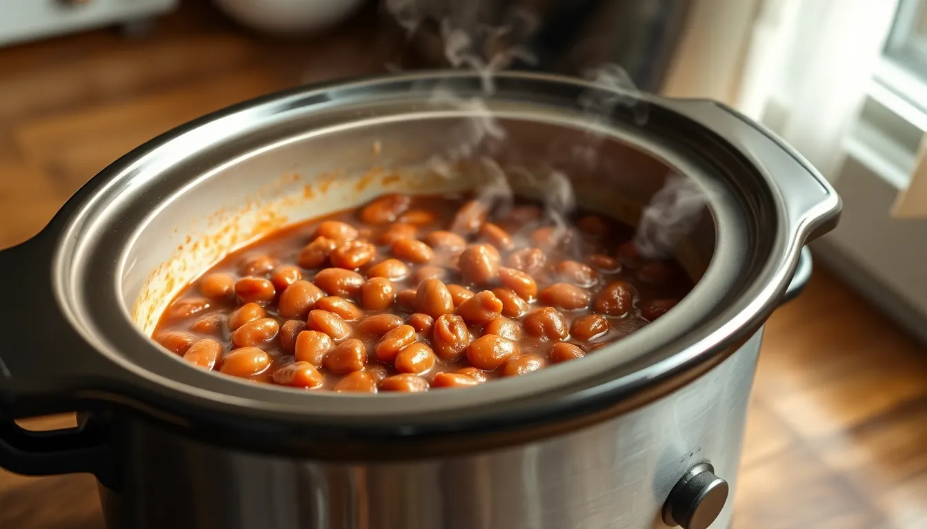 Easy Crockpot Baked Beans with Ground Beef Recipe (One-Pot Comfort Food) 6 Easy Crockpot Baked Beans with Ground Beef Recipe (One-Pot Comfort Food) 5