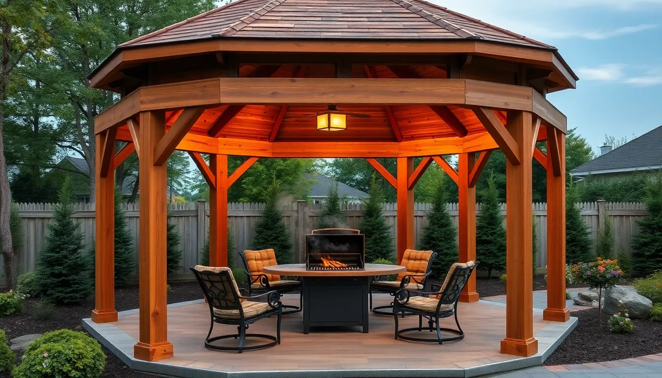15 DIY BBQ Shelter Ideas That'll Transform Your Backyard Grilling Game 6 15 DIY BBQ Shelter Ideas That'll Transform Your Backyard Grilling Game 5