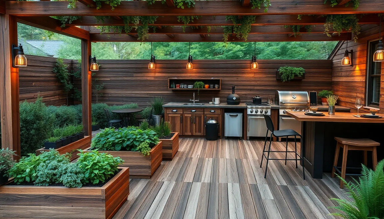 25 Creative Outdoor BBQ Smoker Area Ideas to Transform Your Backyard 6 25 Creative Outdoor BBQ Smoker Area Ideas to Transform Your Backyard 5