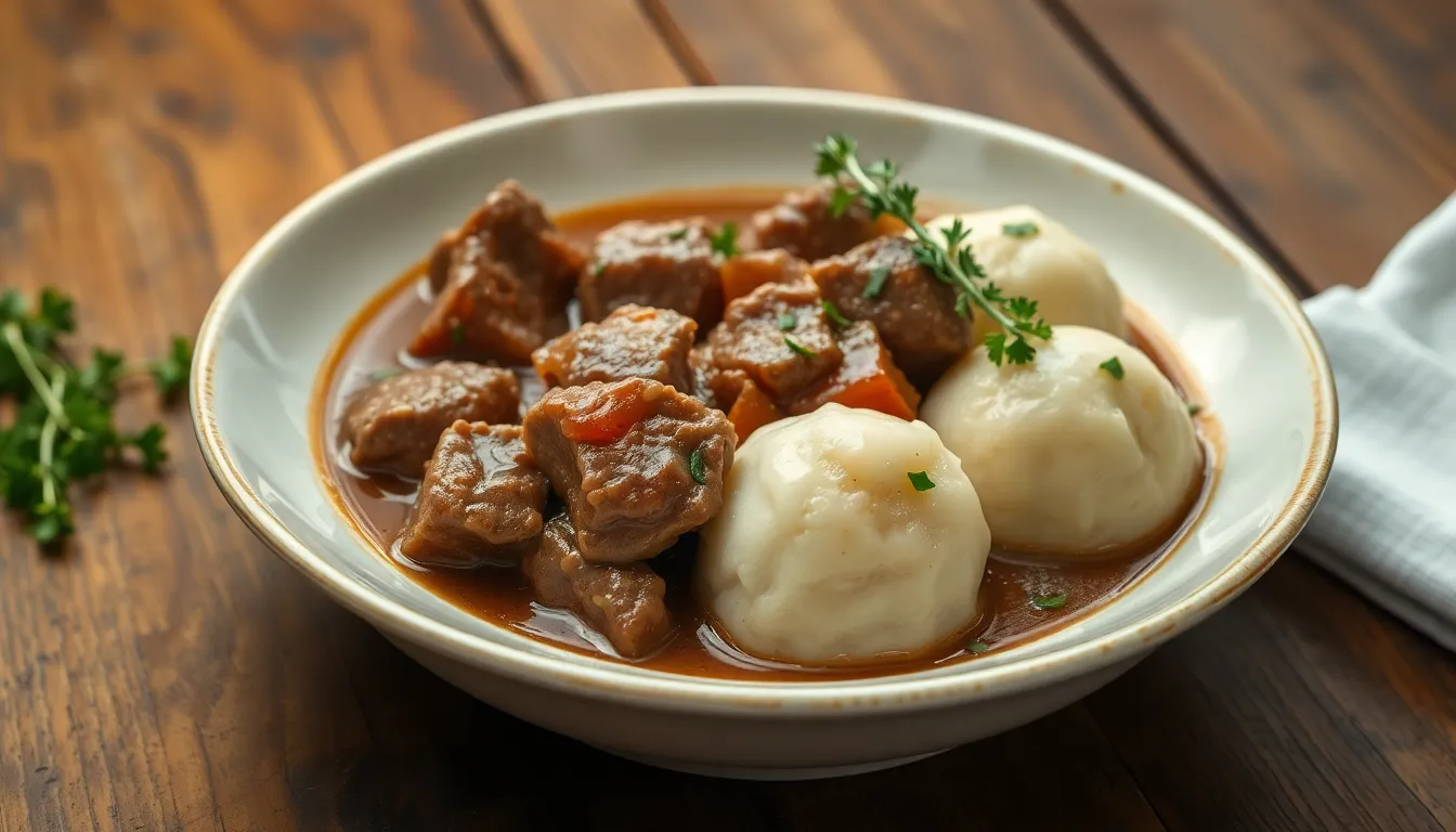 Easy Beef and Dumplings Recipe: One-Pot Comfort Food in 90 Minutes 6 Easy Beef and Dumplings Recipe: One-Pot Comfort Food in 90 Minutes 5