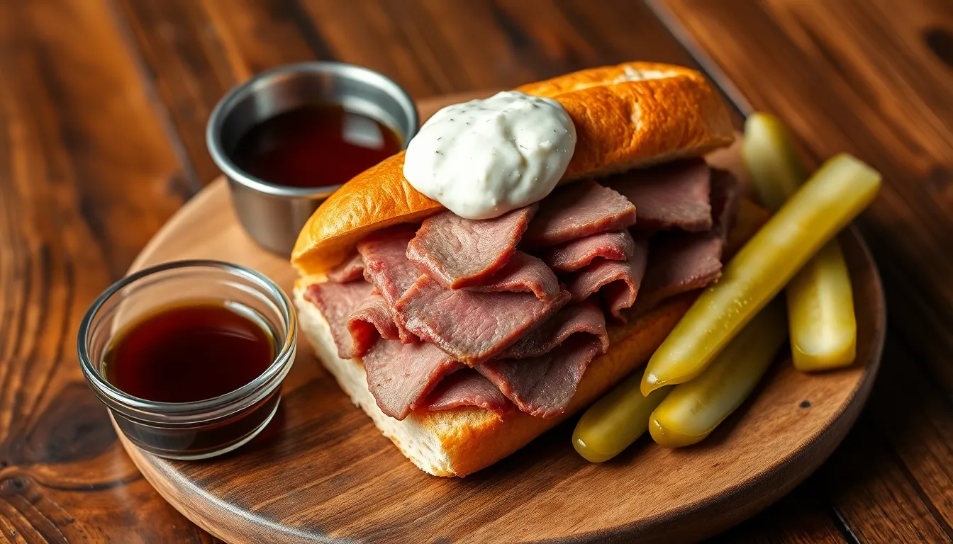 Classic Buffalo Beef on Weck Recipe - Authentic Kummelweck Roll Sandwich 6 Classic Buffalo Beef on Weck Recipe - Authentic Kummelweck Roll Sandwich 5