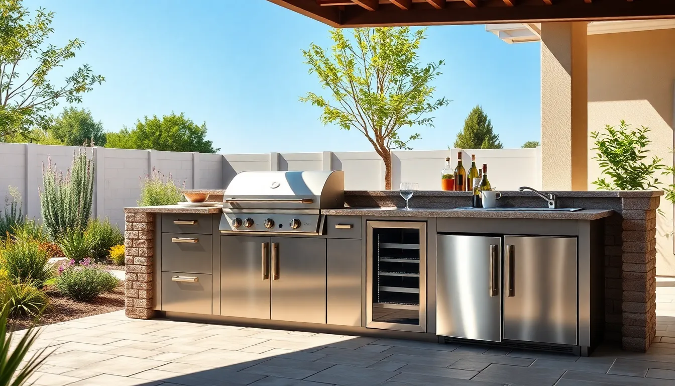 30 Built In BBQ Ideas: Transform Your Outdoor Barbeque Grill Area Into Paradise 6 30 Built In BBQ Ideas: Transform Your Outdoor Barbeque Grill Area Into Paradise 5