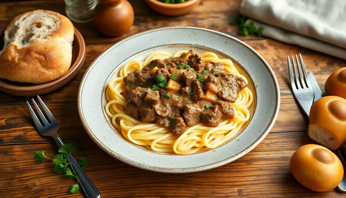 Easy Beef Stroganoff Recipe: 30-Minute Comfort Food That Actually Works 5