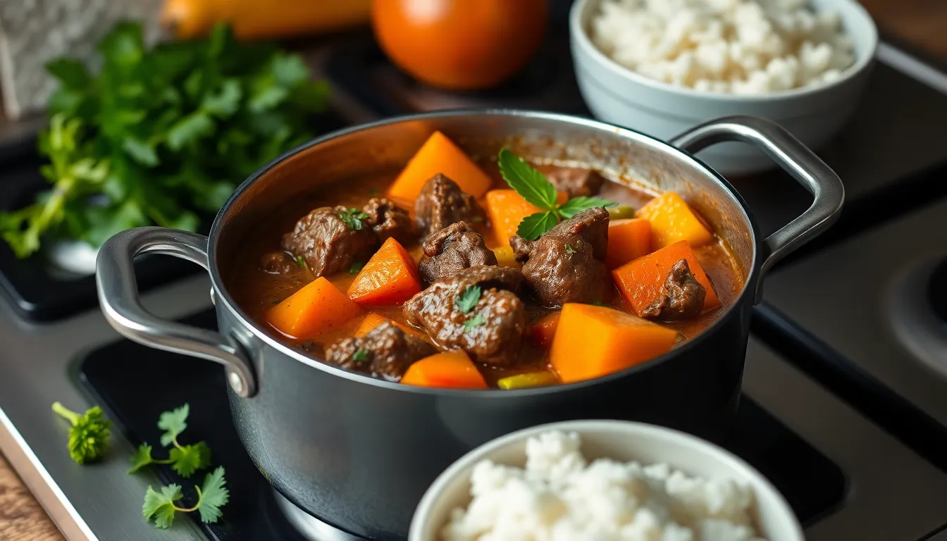 Easy Filipino Beef Stew Recipe: Tender, Flavorful Comfort Food in 2 Hours 6 Easy Filipino Beef Stew Recipe: Tender, Flavorful Comfort Food in 2 Hours 5