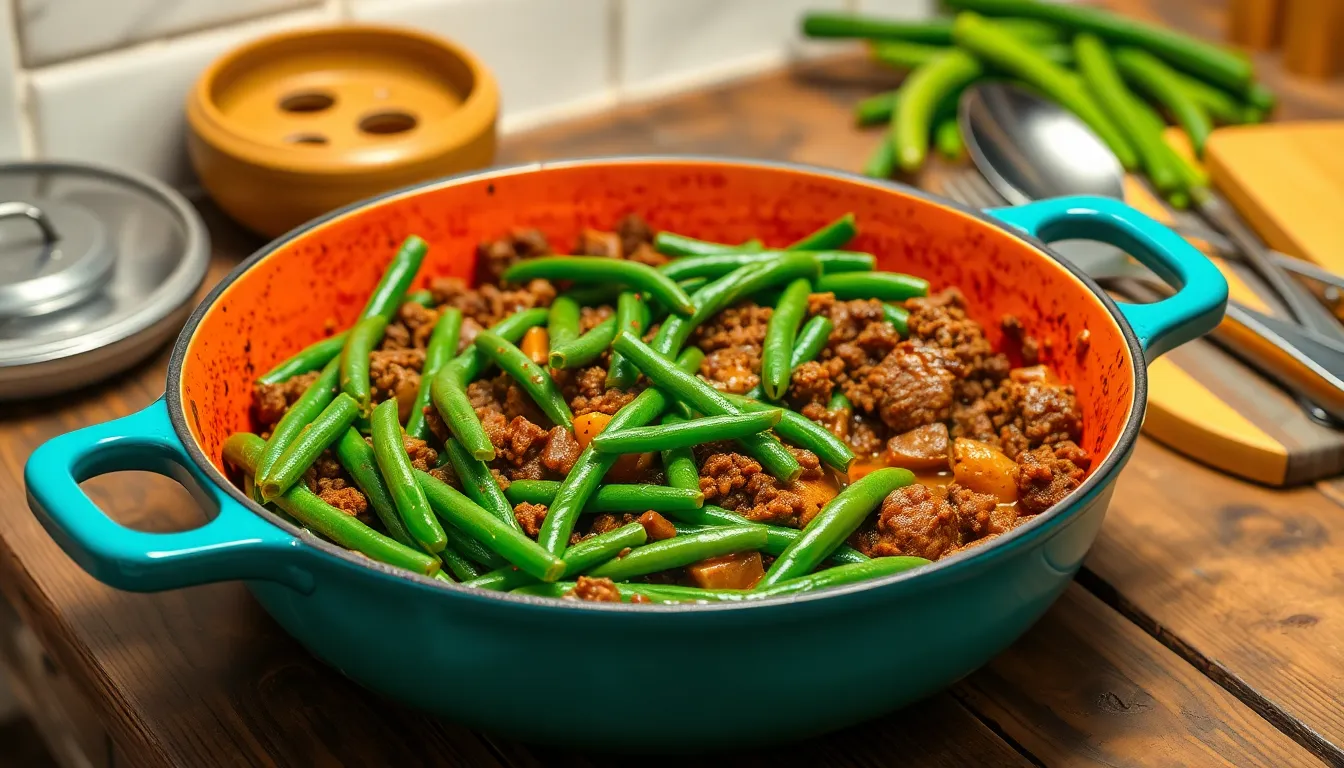 Easy Green Beans and Ground Beef Recipe: One-Pot Comfort Food in 30 Minutes 6 Easy Green Beans and Ground Beef Recipe: One-Pot Comfort Food in 30 Minutes 5