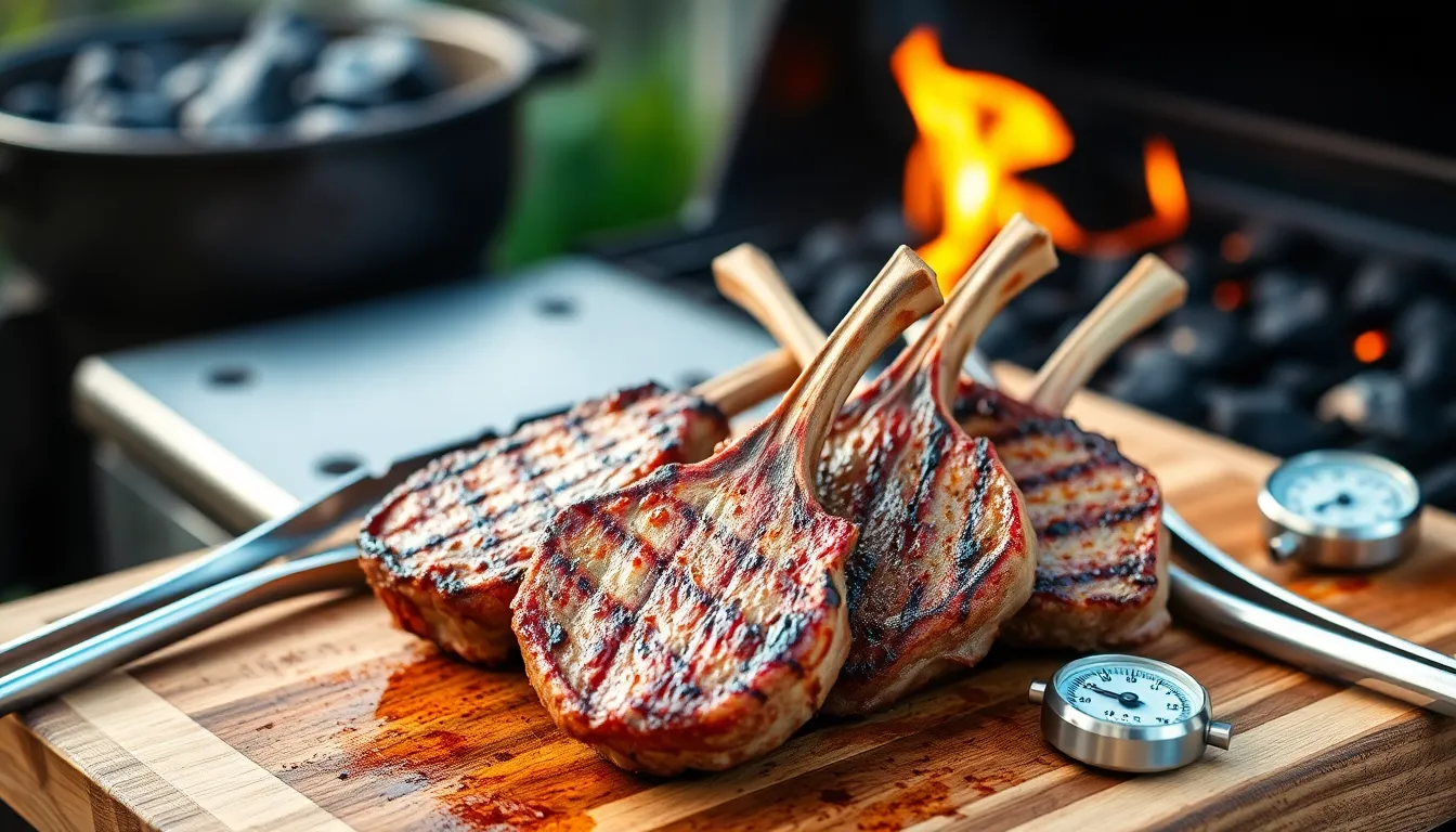 Perfect Grilled Lamb Chops Recipe: Juicy & Tender in 30 Minutes 6 Perfect Grilled Lamb Chops Recipe: Juicy & Tender in 30 Minutes 5