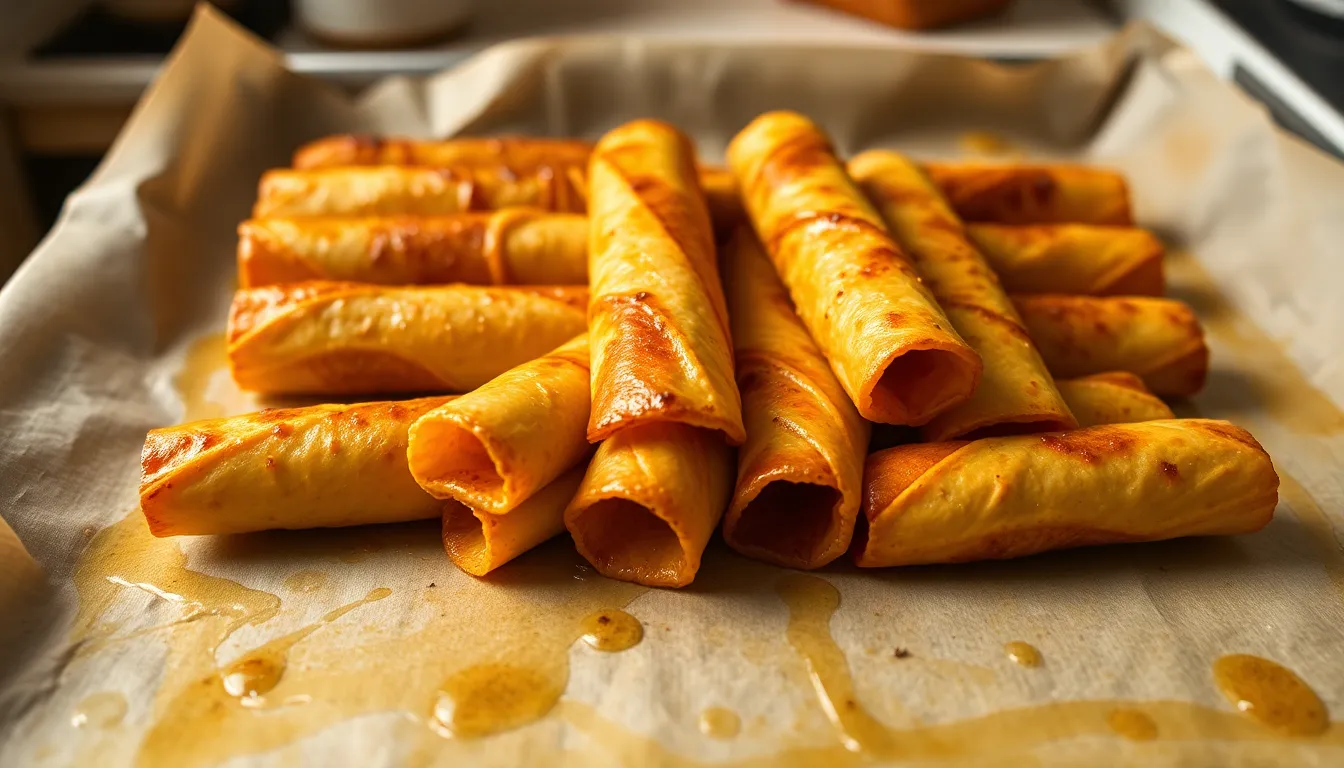 Easy Ground Beef Taquitos Recipe - Crispy Homemade Mexican Rolls in 30 Minutes 6 Easy Ground Beef Taquitos Recipe - Crispy Homemade Mexican Rolls in 30 Minutes 5