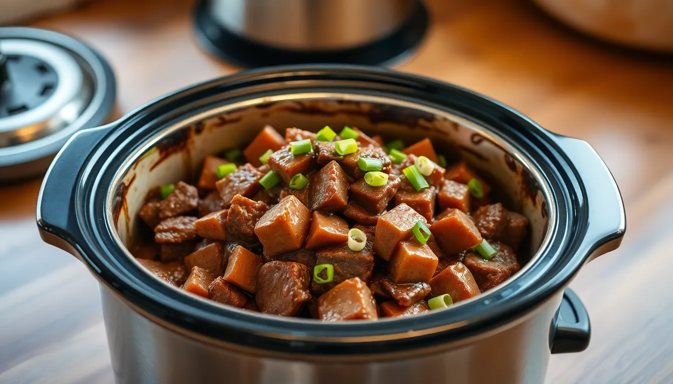 Korean Beef Slow Cooker Recipe: Easy Tender Beef in 8 Hours 6 Korean Beef Slow Cooker Recipe: Easy Tender Beef in 8 Hours 5