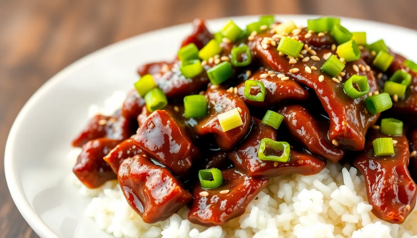 Easy Slow Cooker Mongolian Beef Recipe - Tender & Flavorful in 4 Hours 5