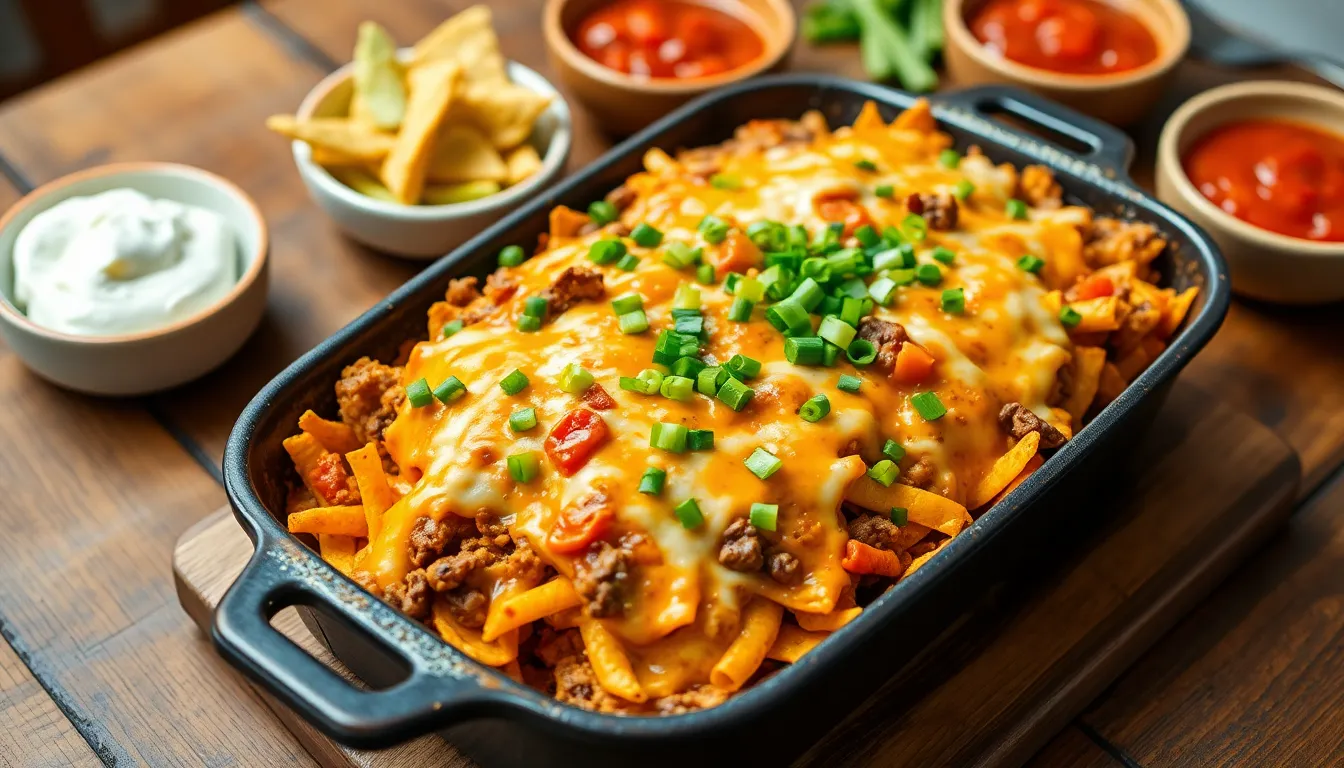 Easy Beef Nacho Casserole Recipe - Perfect for Game Day & Family Dinners 6 Easy Beef Nacho Casserole Recipe - Perfect for Game Day & Family Dinners 5