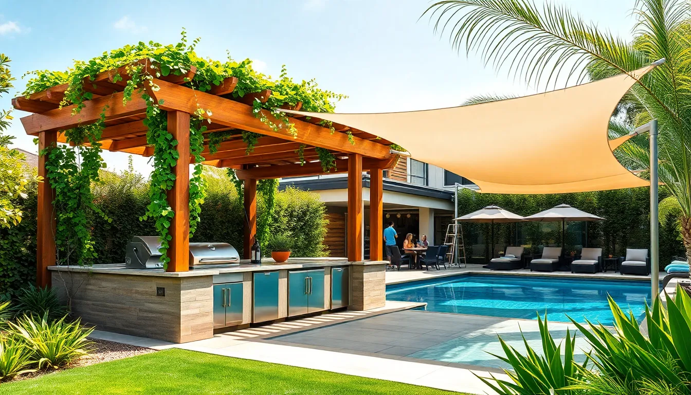 25 Pool and BBQ Area Ideas to Transform Your Backyard Into Summer Paradise 6 25 Pool and BBQ Area Ideas to Transform Your Backyard Into Summer Paradise 5