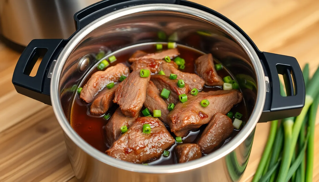 30-Minute Pressure Cooker Mongolian Beef Recipe (Better Than Takeout!) 6 30-Minute Pressure Cooker Mongolian Beef Recipe (Better Than Takeout!) 5