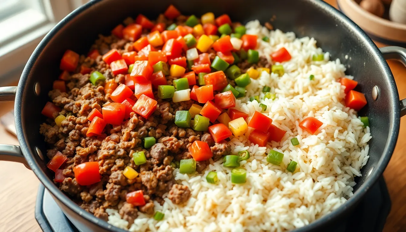 Easy Spanish Rice with Ground Beef Recipe - 30 Minute Main Dish 6 Easy Spanish Rice with Ground Beef Recipe - 30 Minute Main Dish 5
