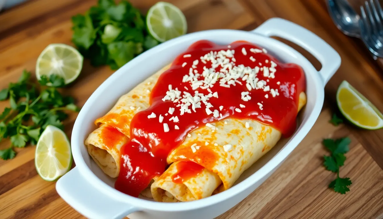 Easy Wet Burrito Recipe with Ground Beef - Smothered in Enchilada Sauce 8 Easy Wet Burrito Recipe with Ground Beef - Smothered in Enchilada Sauce 7