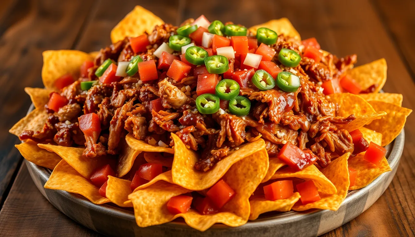BBQ Chicken Nachos Recipe: Easy 20-Minute Loaded Nacho Recipe 8 BBQ Chicken Nachos Recipe: Easy 20-Minute Loaded Nacho Recipe 7