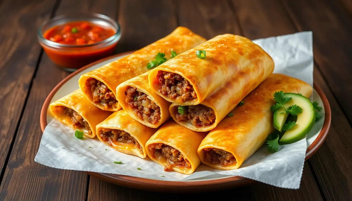 Crispy Beef and Cheese Chimichanga Recipe - Easy Homemade Mexican Favorite 7