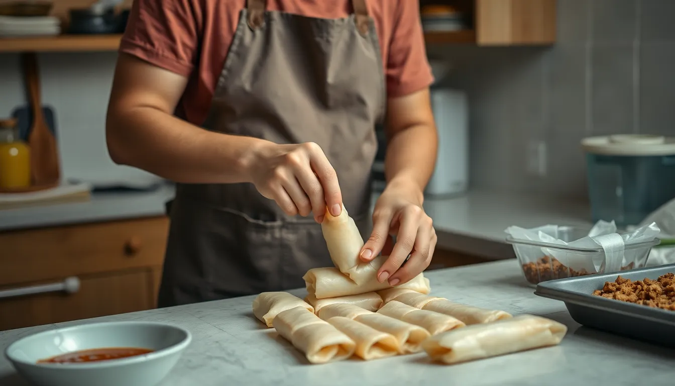 Authentic Filipino Beef Lumpia Recipe - Crispy Rolls Made Easy at Home 7