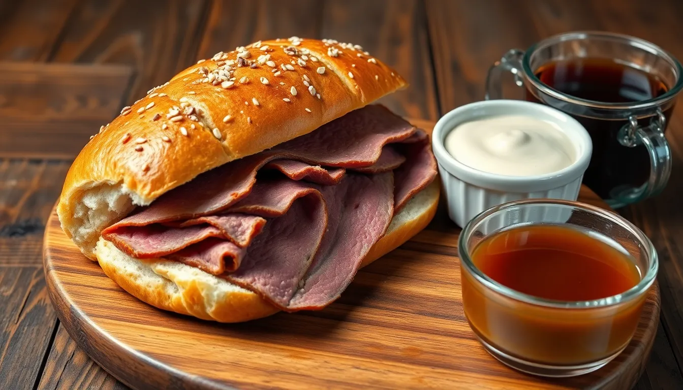 Classic Buffalo Beef on Weck Recipe - Authentic Kummelweck Roll Sandwich 8 Classic Buffalo Beef on Weck Recipe - Authentic Kummelweck Roll Sandwich 7