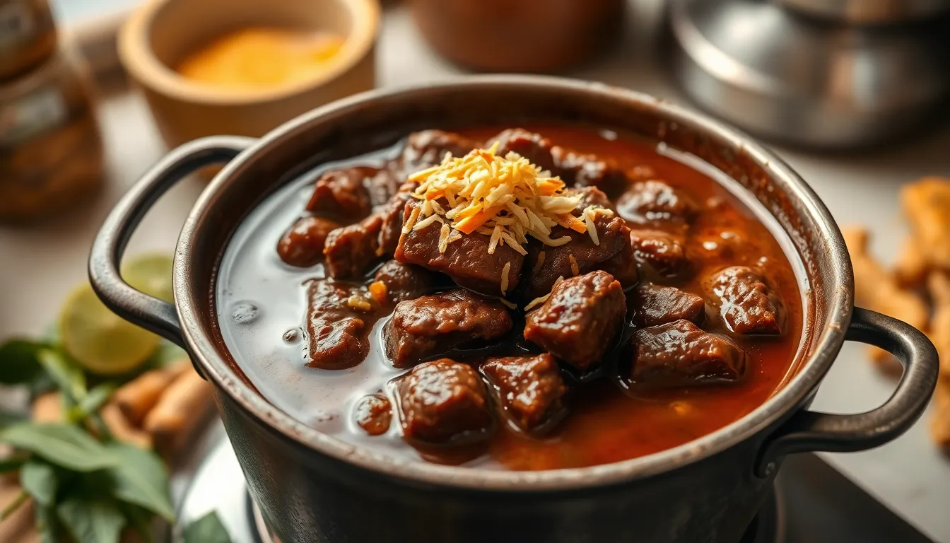 Authentic Malaysian Beef Rendang Recipe: Restaurant-Quality at Home 8 Authentic Malaysian Beef Rendang Recipe: Restaurant-Quality at Home 7