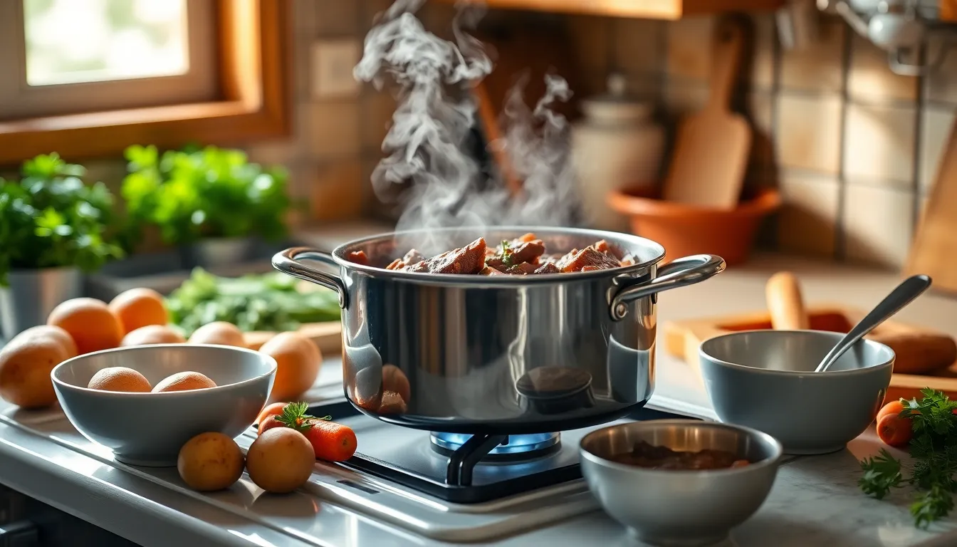 Perfect Stovetop Beef Stew Recipe: Tender Meat & Rich Gravy in One Pot 8 Perfect Stovetop Beef Stew Recipe: Tender Meat & Rich Gravy in One Pot 7