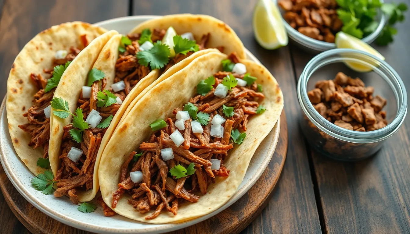 Easy Crockpot Beef Street Tacos Recipe - Tender, Authentic Mexican Flavor 8 Easy Crockpot Beef Street Tacos Recipe - Tender, Authentic Mexican Flavor 7