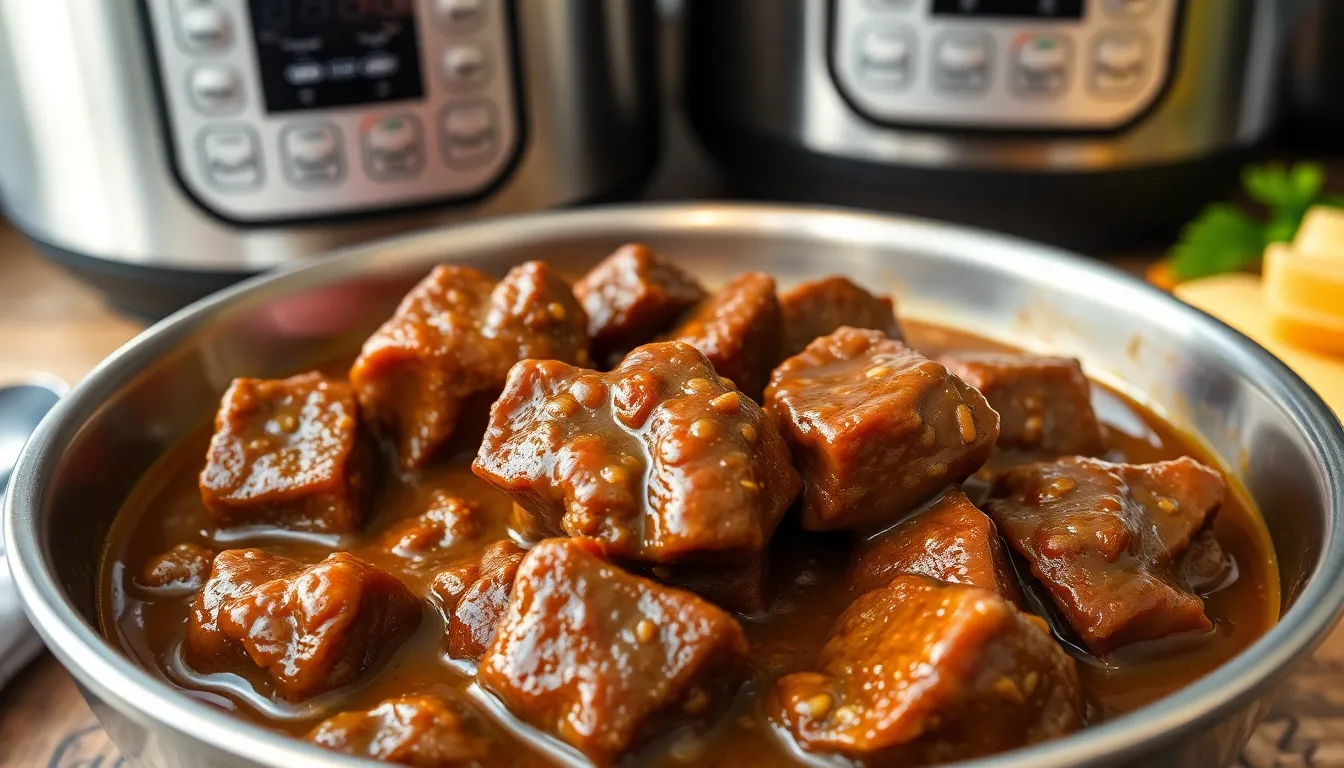 Easy Instant Pot Beef Tips Recipe: Tender & Flavorful in Under 1 Hour 8 Easy Instant Pot Beef Tips Recipe: Tender & Flavorful in Under 1 Hour 7