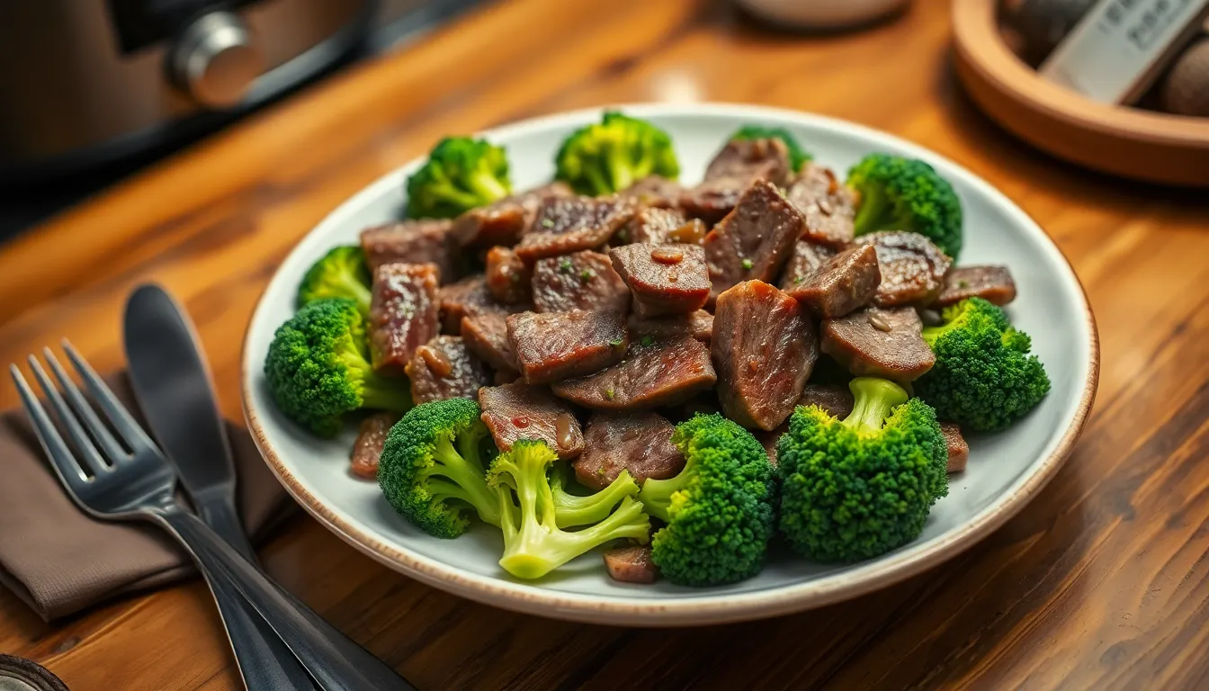 Easy Crockpot Beef and Broccoli Recipe - Better Than Takeout 9