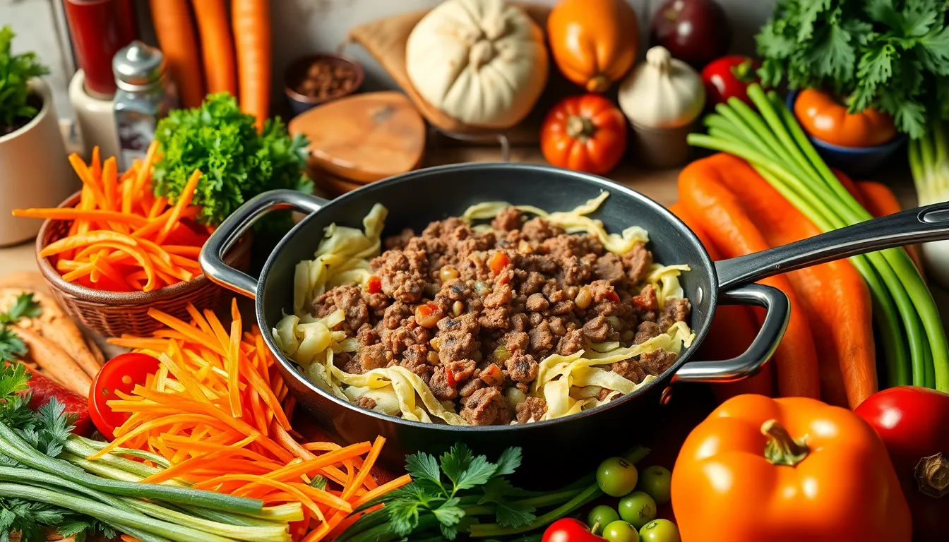 Easy Cabbage Recipe with Ground Beef - One-Pot Comfort Food in 30 Minutes 8 Easy Cabbage Recipe with Ground Beef - One-Pot Comfort Food in 30 Minutes 7