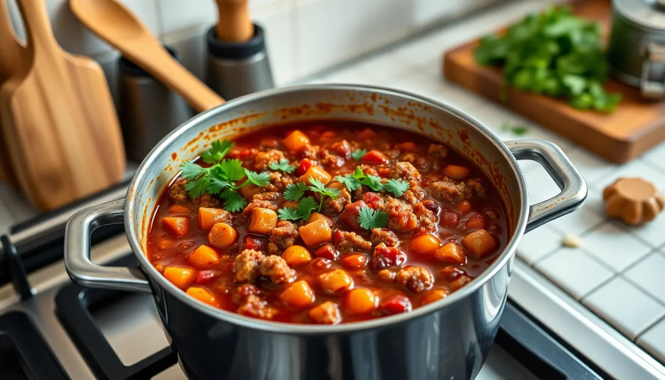 Hearty Sausage and Beef Chili Recipe - Perfect for Cold Weather Comfort Food 8 Hearty Sausage and Beef Chili Recipe - Perfect for Cold Weather Comfort Food 7