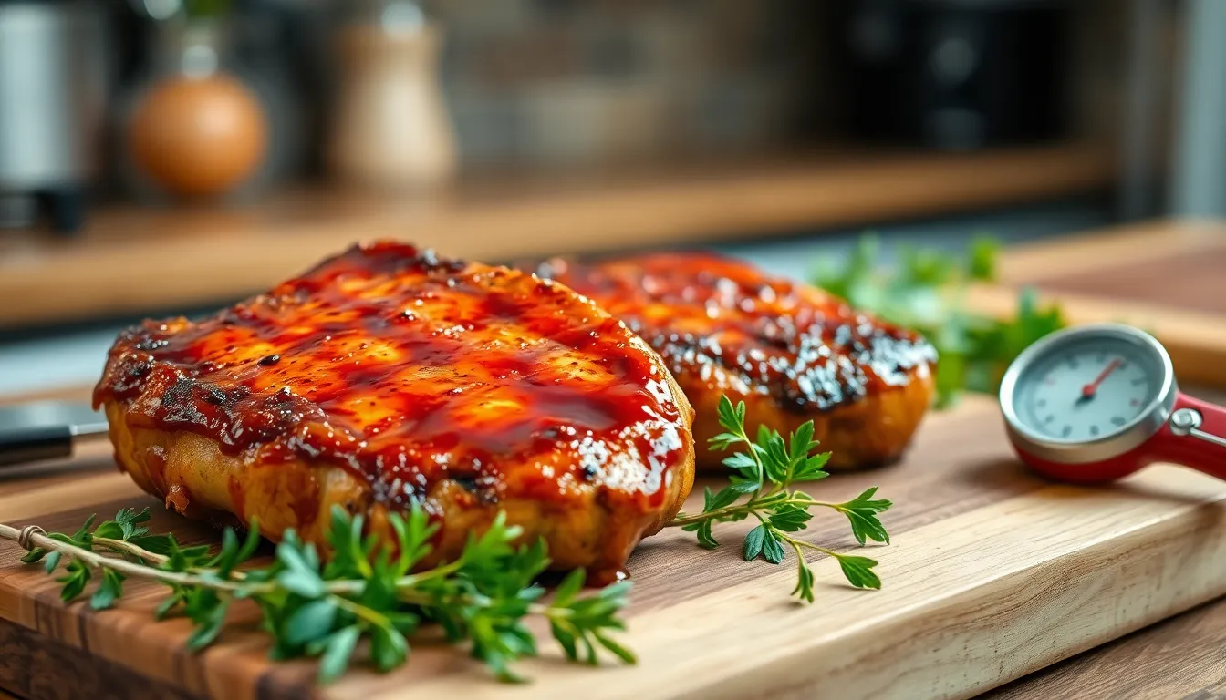 Easy BBQ Pork Chops in Oven: Juicy & Tender Recipe Ready in 45 Minutes 8 Easy BBQ Pork Chops in Oven: Juicy & Tender Recipe Ready in 45 Minutes 7