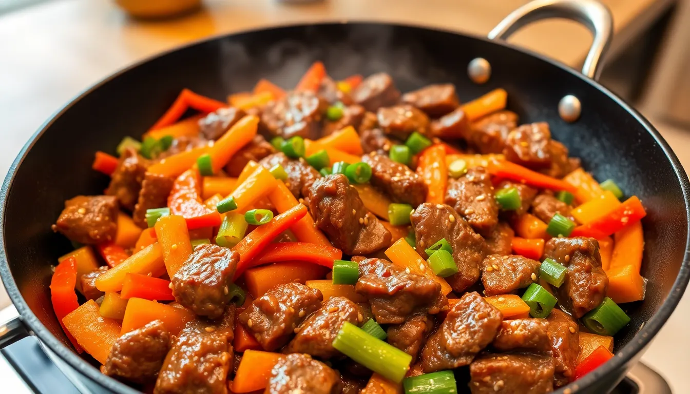 Healthy Mongolian Beef Recipe: 40% Fewer Calories in Just 20 Minutes 8 Healthy Mongolian Beef Recipe: 40% Fewer Calories in Just 20 Minutes 7