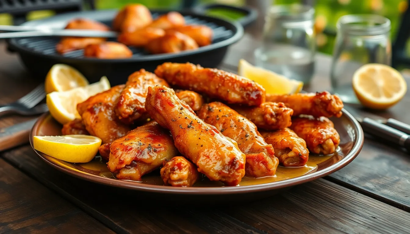 Grilled Lemon Pepper Chicken Wings Recipe: Crispy, Juicy & Restaurant-Quality 8 Grilled Lemon Pepper Chicken Wings Recipe: Crispy, Juicy & Restaurant-Quality 7