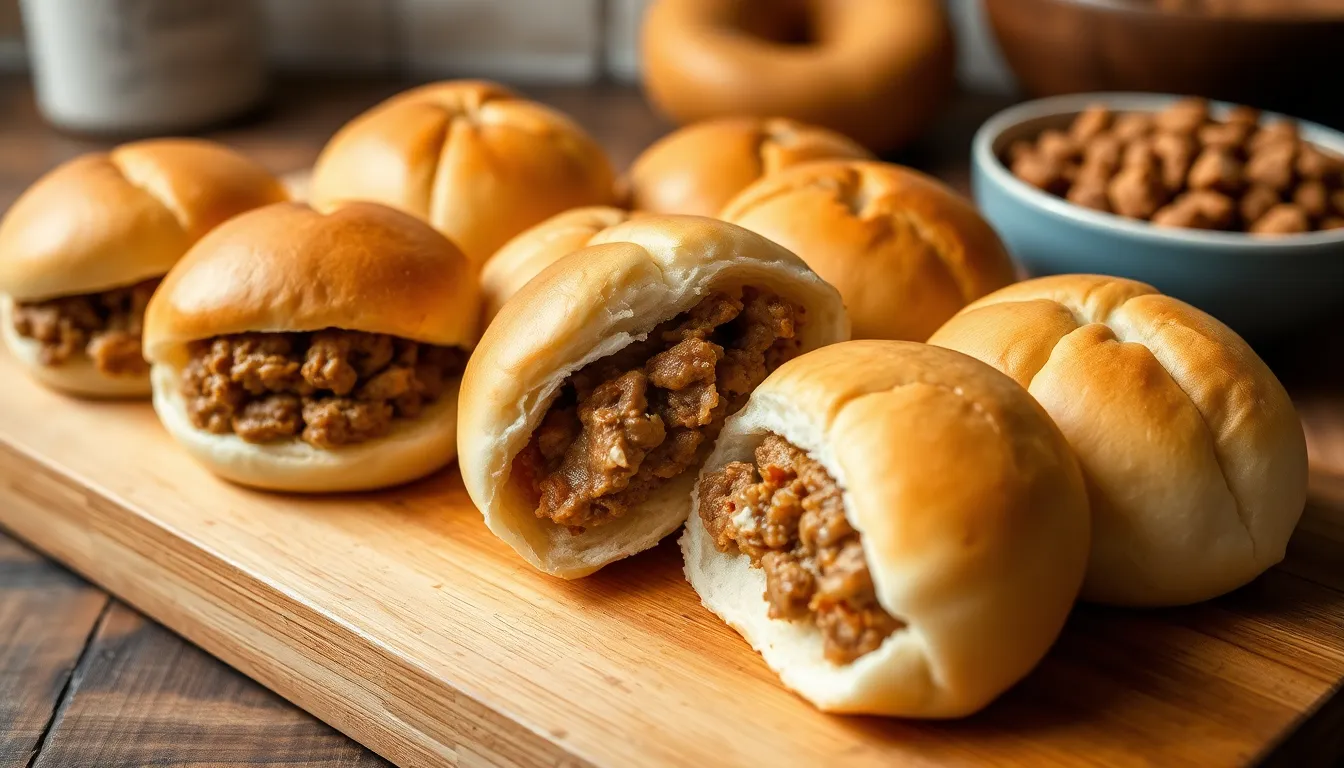Easy Ground Beef Meat Buns Recipe - Fluffy Steamed Buns with Savory Filling 8 Easy Ground Beef Meat Buns Recipe - Fluffy Steamed Buns with Savory Filling 7