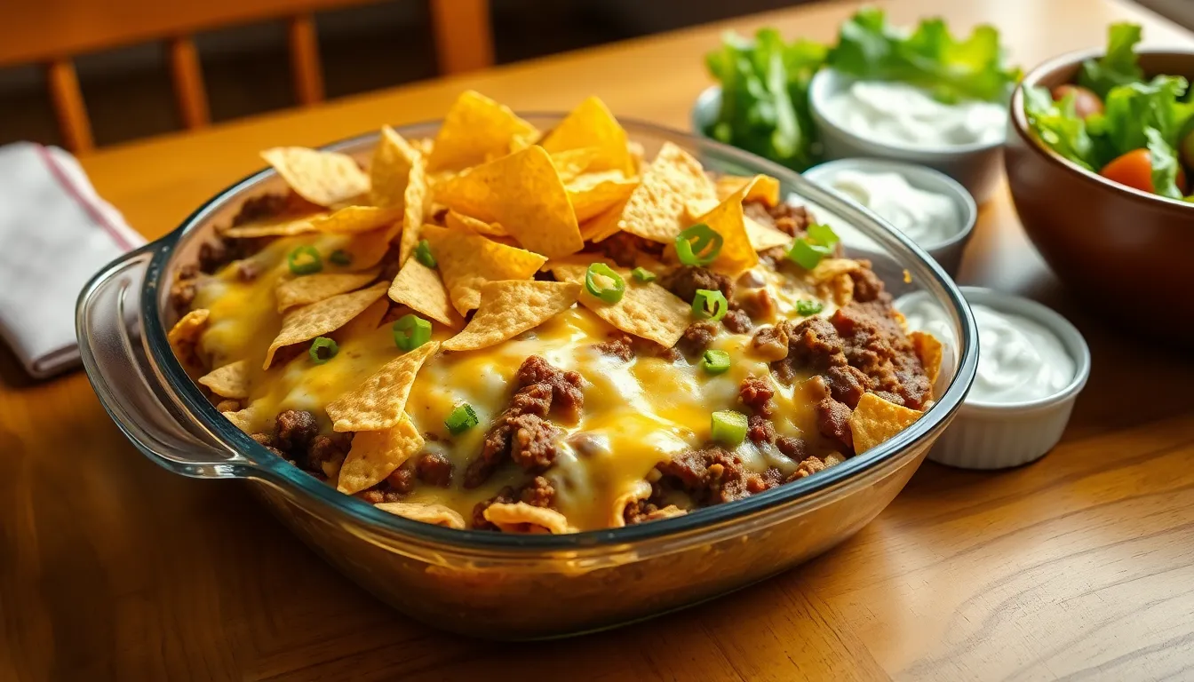 Easy Beef Nacho Casserole Recipe - Perfect for Game Day & Family Dinners 8 Easy Beef Nacho Casserole Recipe - Perfect for Game Day & Family Dinners 7