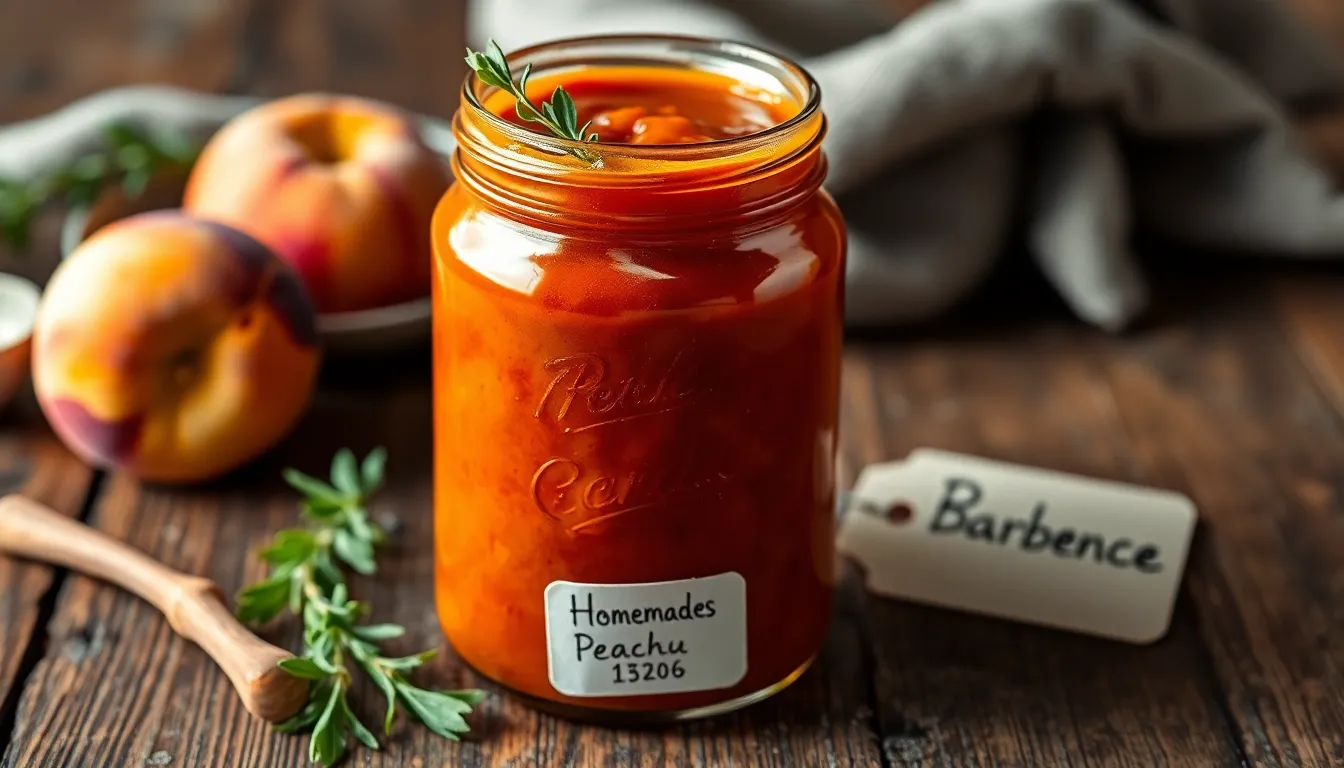 Easy Peach Barbecue Sauce Recipe: Sweet & Smoky Homemade BBQ Sauce 8 Easy Peach Barbecue Sauce Recipe: Sweet & Smoky Homemade BBQ Sauce 7