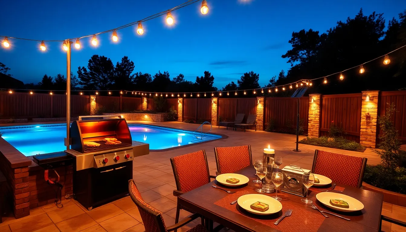 25 Pool and BBQ Area Ideas to Transform Your Backyard Into Summer Paradise 8 25 Pool and BBQ Area Ideas to Transform Your Backyard Into Summer Paradise 7