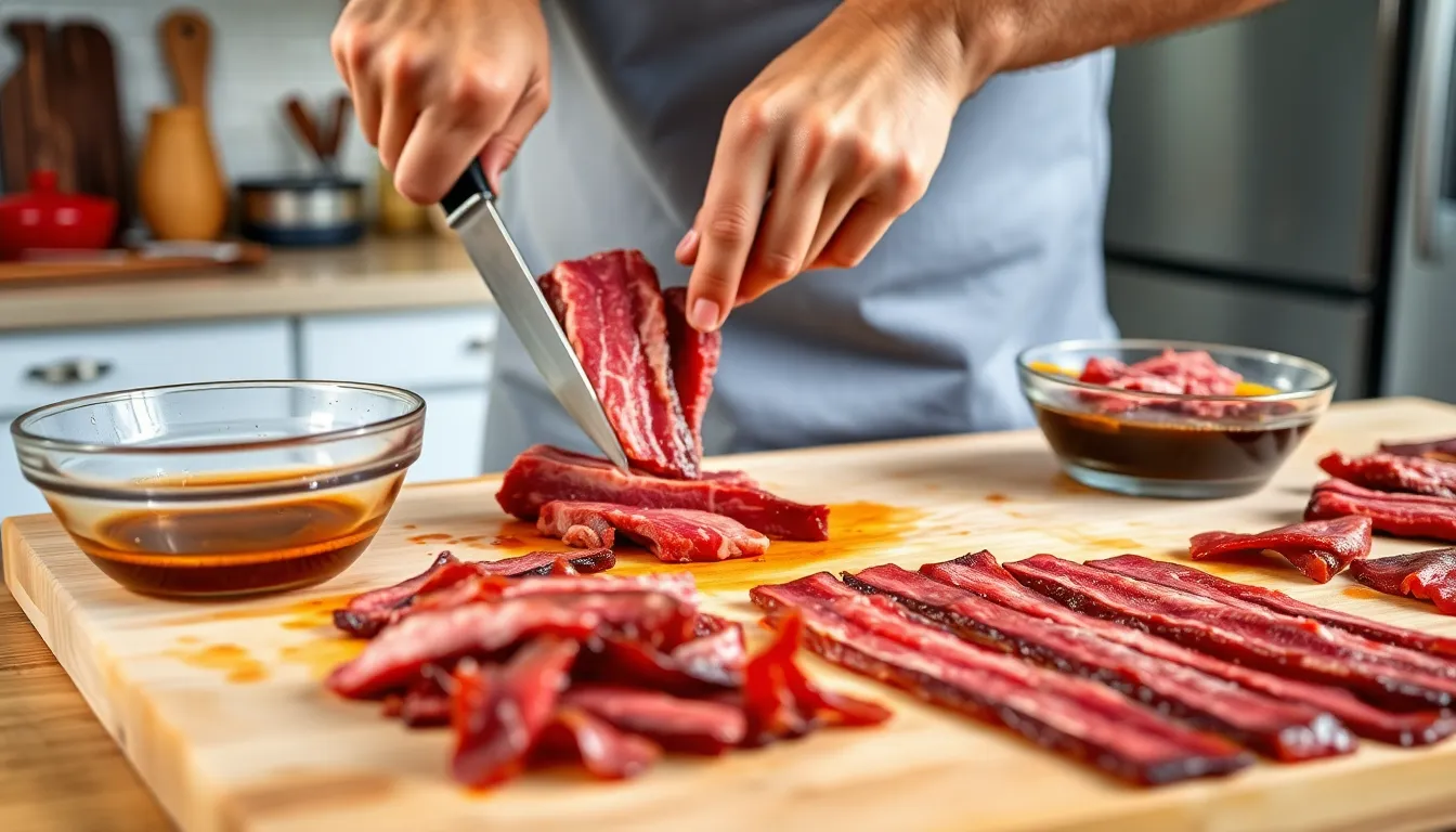 Homemade Teriyaki Beef Jerky Recipe Using a Dehydrator (Easy Step-by-Step Guide) 8 Homemade Teriyaki Beef Jerky Recipe Using a Dehydrator (Easy Step-by-Step Guide) 7