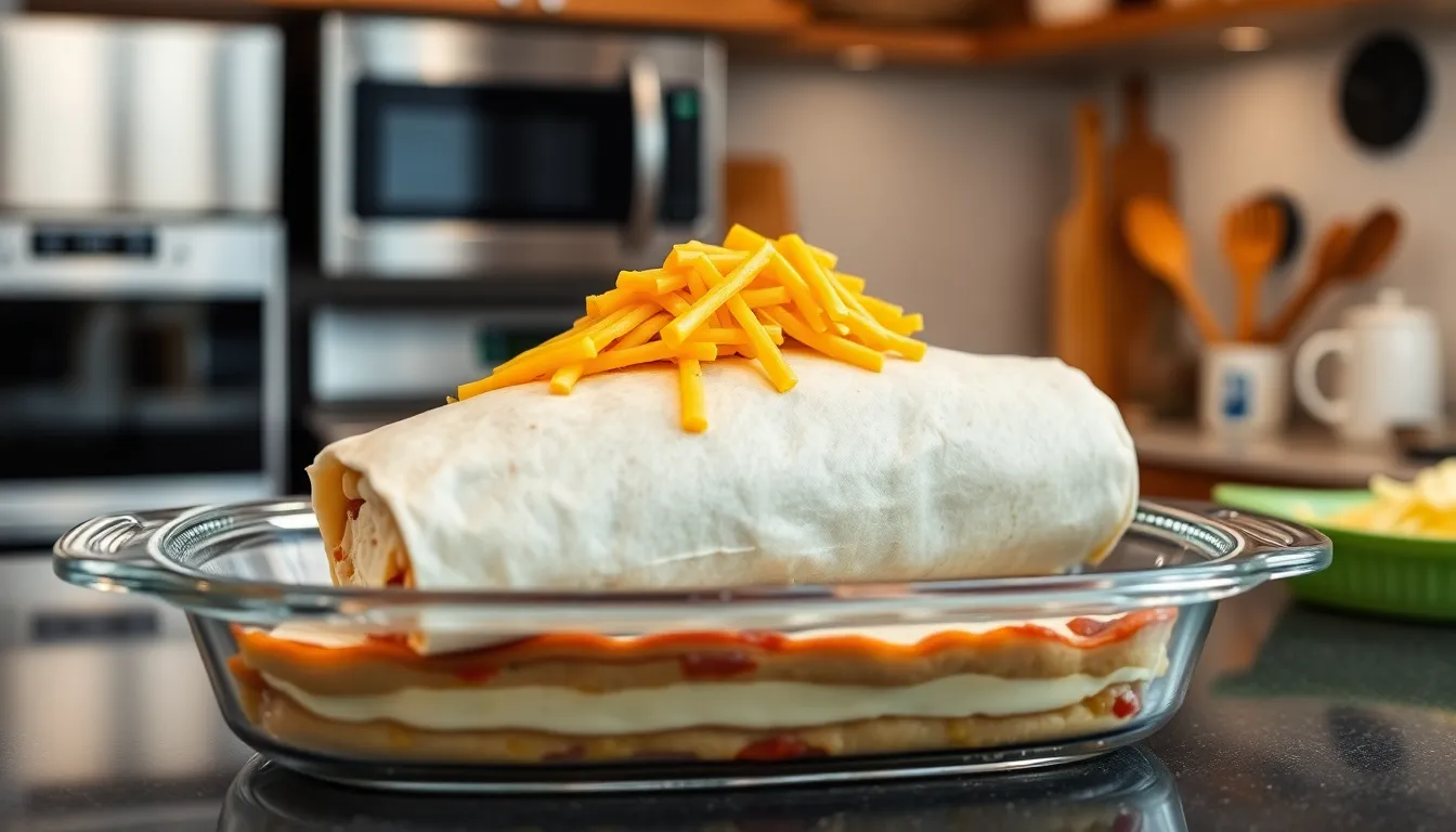 Easy Wet Burrito Recipe with Ground Beef - Smothered in Enchilada Sauce 10 Easy Wet Burrito Recipe with Ground Beef - Smothered in Enchilada Sauce 9
